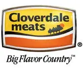 Cloverdale Meats logo showcasing quality meat products with vibrant colors and nature-inspired design.