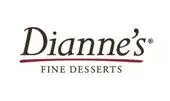 Elegant logo for Diannes Fine Desserts showcasing premium quality and artisan craftsmanship.