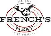 Frenchs Meat logo featuring a bold cow head, established in 1969 in Scottsdale, AZ.