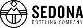 Sedona Bottling Company logo featuring mountains and water elements in a modern design.